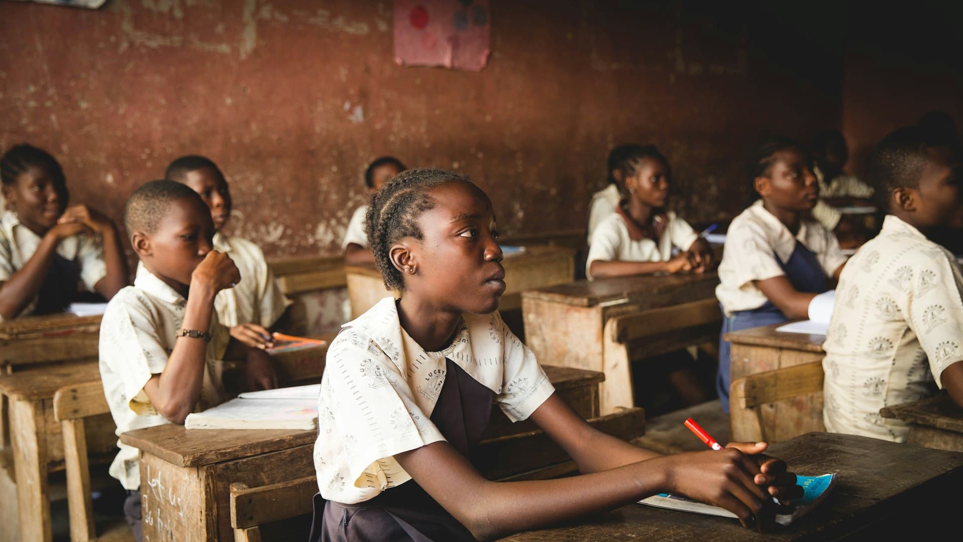 Nigerian teachers in a classroom